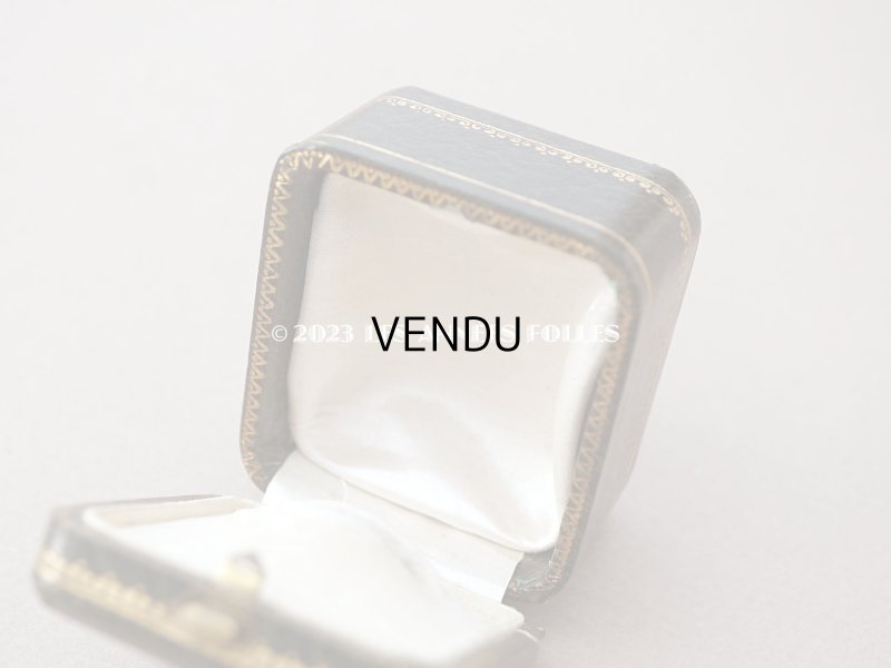 画像5: アンティーク リング用 ジュエリーボックス　金彩入り グリーン リングボックス