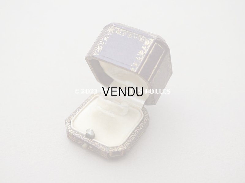 画像5: アンティーク リング用 ジュエリーボックス 金彩入り ボルドー リングボックス