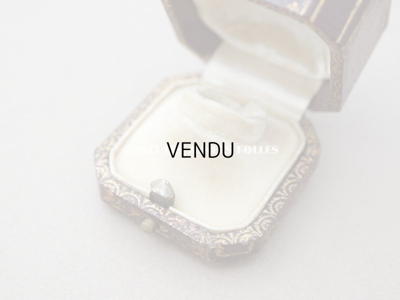 画像7: アンティーク リング用 ジュエリーボックス 金彩入り ボルドー リングボックス