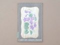1909年 アンティーク 菫のポストカード 香り袋入り　