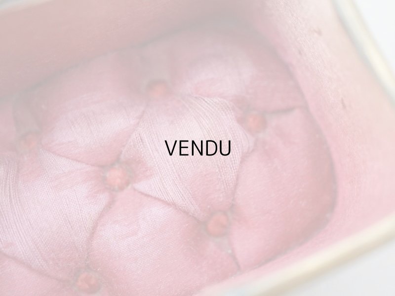 画像10: 19世紀末 アンティーク 小さなジュエリーボックス ボルドーのベルベット＆シルククッション 