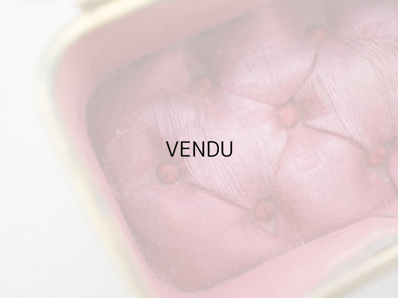 画像9: 19世紀末 アンティーク 小さなジュエリーボックス ボルドーのベルベット＆シルククッション 