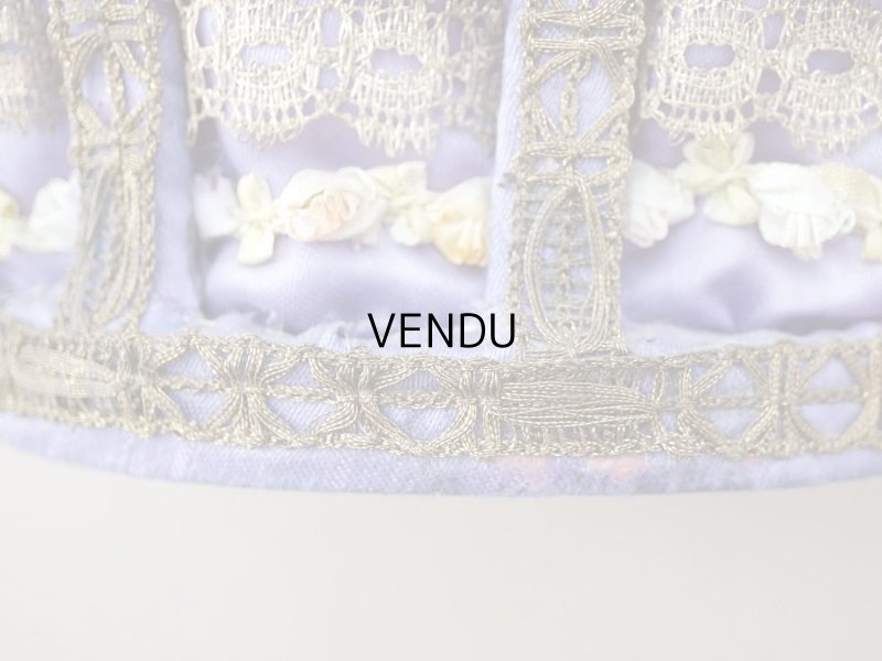 画像6: アンティーク 5色の薔薇のロココトリム＆レース付き　パニエ