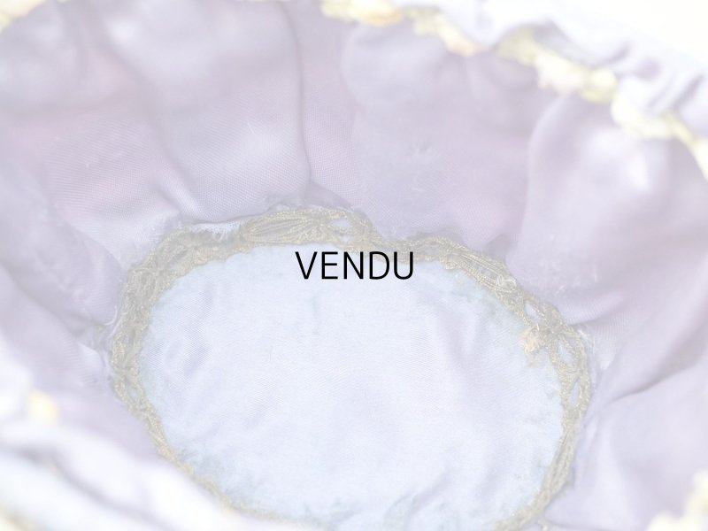 画像11: アンティーク 5色の薔薇のロココトリム＆レース付き　パニエ