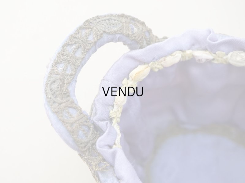 画像10: アンティーク 5色の薔薇のロココトリム＆レース付き　パニエ