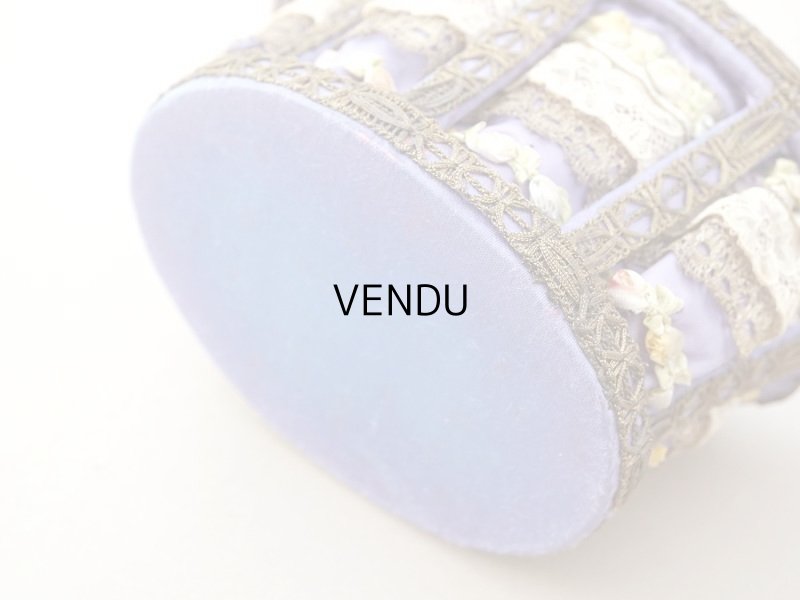 画像15: アンティーク 5色の薔薇のロココトリム＆レース付き　パニエ