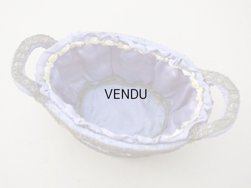 画像8: アンティーク 5色の薔薇のロココトリム＆レース付き　パニエ