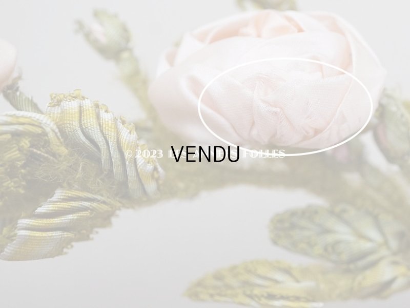 画像15: 【セール対象外】未使用 1910年代 アンティーク 大きな薔薇のロココモチーフのガーランド 　オートクチュールのドレスの装飾 107cm