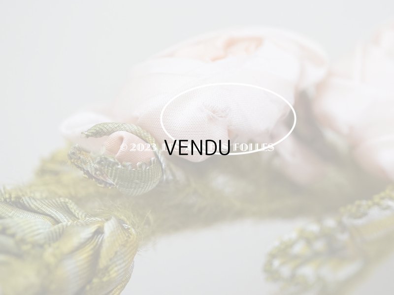 画像16: 【セール対象外】未使用 1910年代 アンティーク 大きな薔薇のロココモチーフのガーランド 　オートクチュールのドレスの装飾 107cm