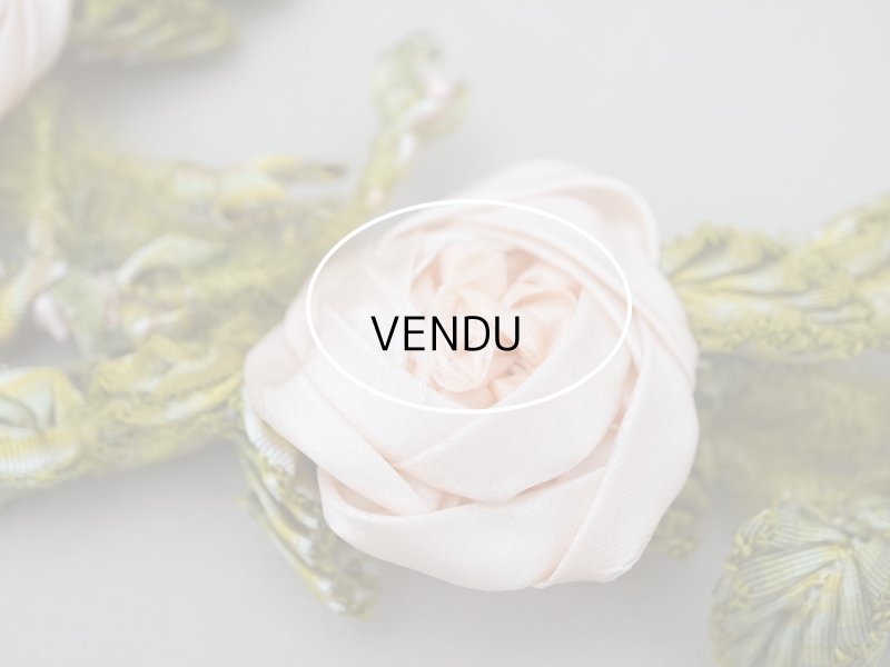 画像13: 【セール対象外】未使用 1910年代 アンティーク 大きな薔薇のロココモチーフのガーランド 　オートクチュールのドレスの装飾 107cm