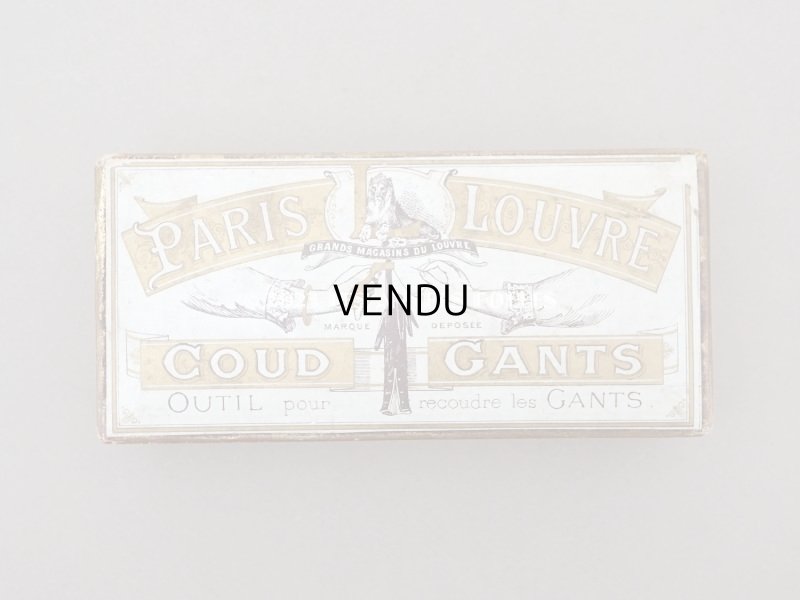 画像3: アンティーク ルーブル百貨店 グローブの修理道具セット COUD GANTS - GRANDS MAGASINS DU LOUVRE PARIS -