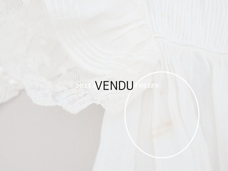 画像20: 1900年頃 アンティーク THUILLIER Andréのドール用　洗礼式のドレス