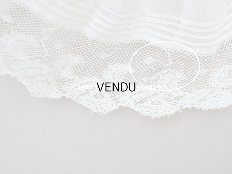 画像15: 1900年頃 アンティーク THUILLIER Andréのドール用　洗礼式のドレス