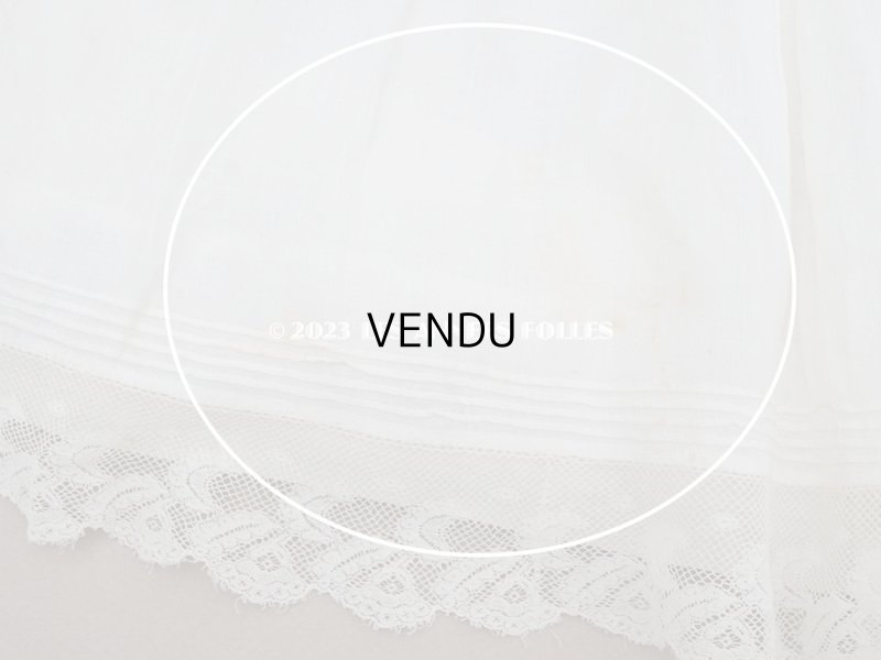 画像18: 1900年頃 アンティーク THUILLIER Andréのドール用　洗礼式のドレス