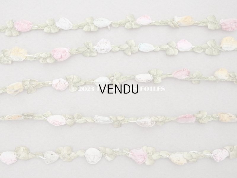 画像4: アンティーク ロココトリム　5色の薔薇 33〜36cm