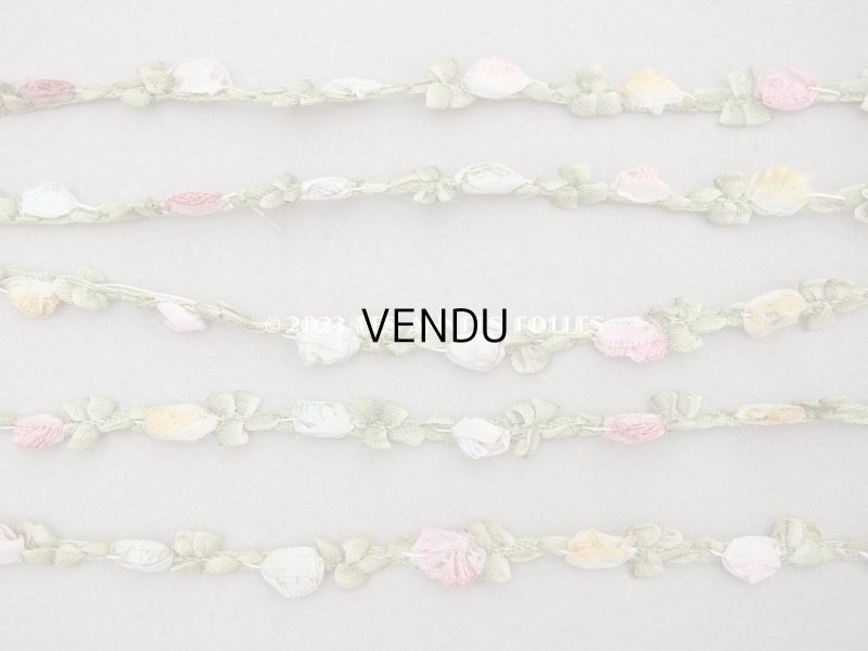 画像3: アンティーク ロココトリム　5色の薔薇 33〜36cm