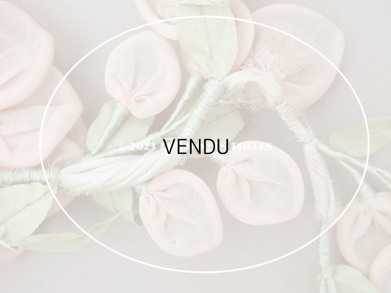 画像7: 1920年代 アンティーク 薔薇の大きなロココモチーフ 