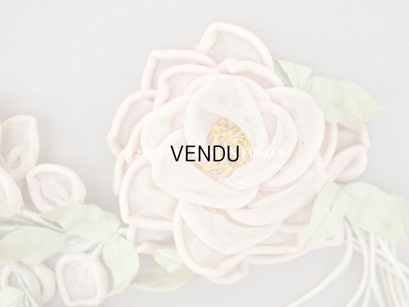 画像3: 1920年代 アンティーク 薔薇の大きなロココモチーフ 