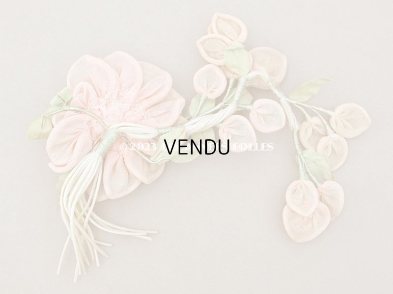 画像6: 1920年代 アンティーク 薔薇の大きなロココモチーフ 