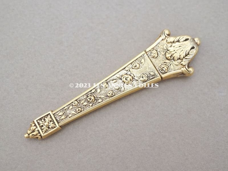 画像4: 19世紀末 アンティーク ヴェルメイユ製  薔薇模様 ニードルケース