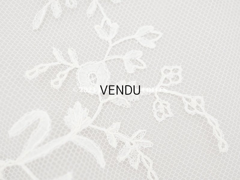 画像7: 未使用  19世紀末 アンティーク 手編みのボビンレース 幅広26.5cm アプリカシオン・アングルテール