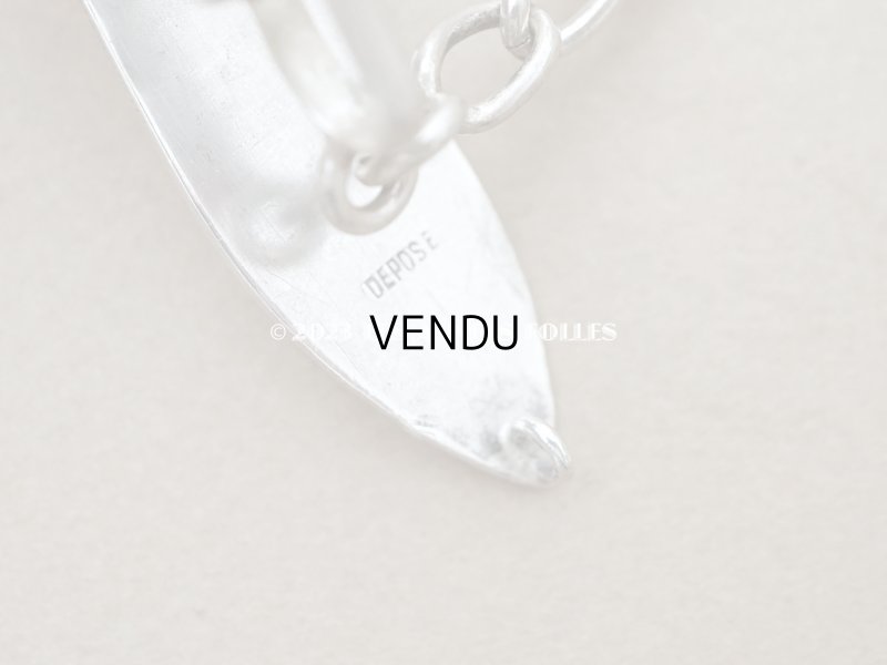 画像6: 19世紀末　アンティーク シルバー製 ヤドリギ　シャトレーヌのクラヴィエ