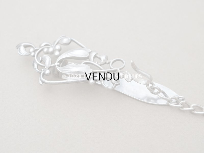 画像3: 19世紀末　アンティーク シルバー製 ヤドリギ　シャトレーヌのクラヴィエ