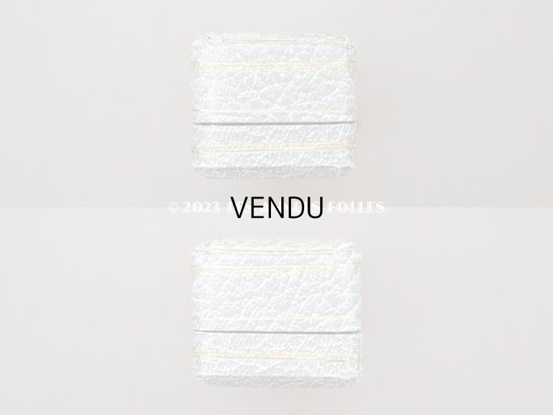 画像4: アンティーク　金彩入り　ジュエリーボックス ライトグレー