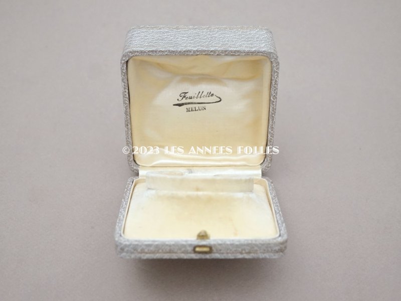 画像7: アンティーク　金彩入り　ジュエリーボックス ブレスレット用　ライトグレー