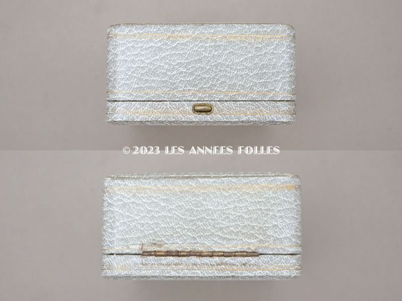 画像4: アンティーク　金彩入り　ジュエリーボックス ブレスレット用　ライトグレー