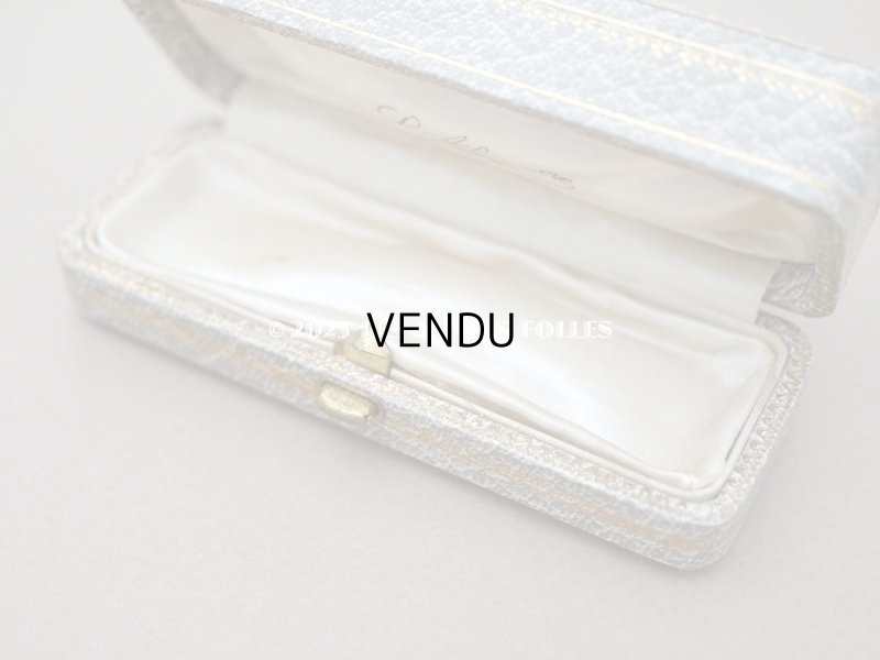 画像7: アンティーク　金彩入り　ジュエリーボックス ライトグレー