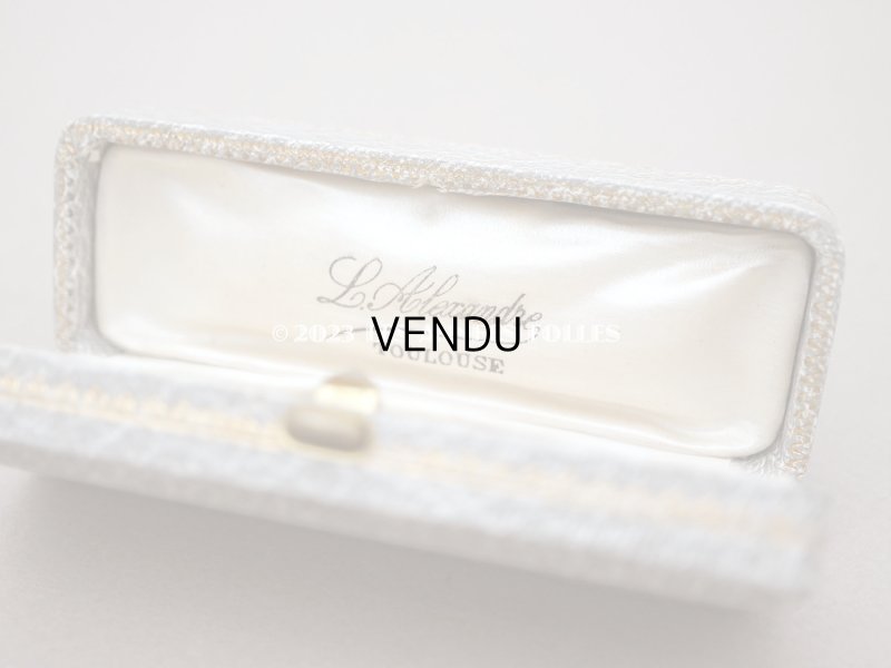 画像8: アンティーク　金彩入り　ジュエリーボックス ライトグレー