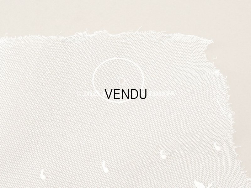 画像7: アンティーク 小さなポンポン付 レース  106cm 幅16〜18cm