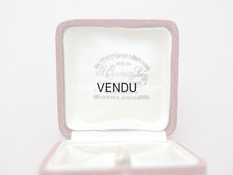 画像10: アンティーク 金彩入り ジュエリーボックス レッド