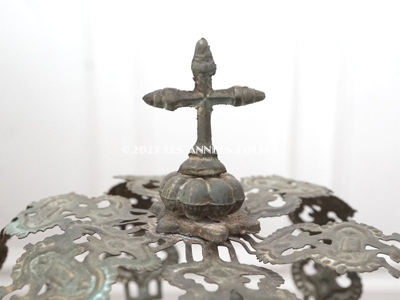 画像6: 19世紀 アンティーク 大きなマリア像の冠　王冠