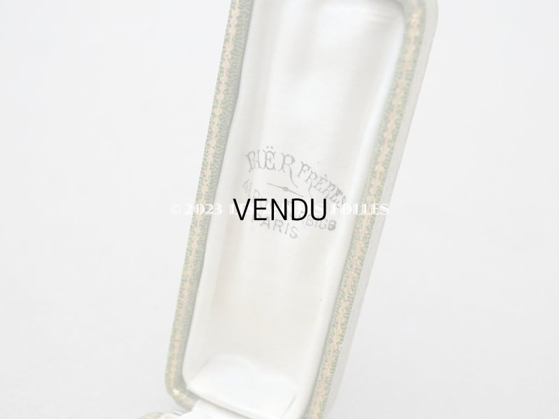 画像9: アンティーク 薔薇&リボンのガーランドの金彩入り ジュエリーボックス グリーン