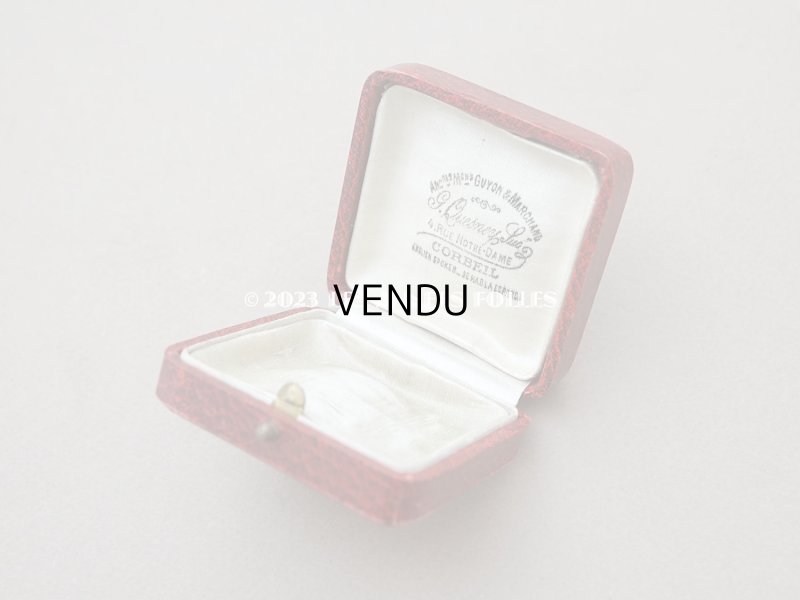 画像7: アンティーク 金彩入り ジュエリーボックス レッド