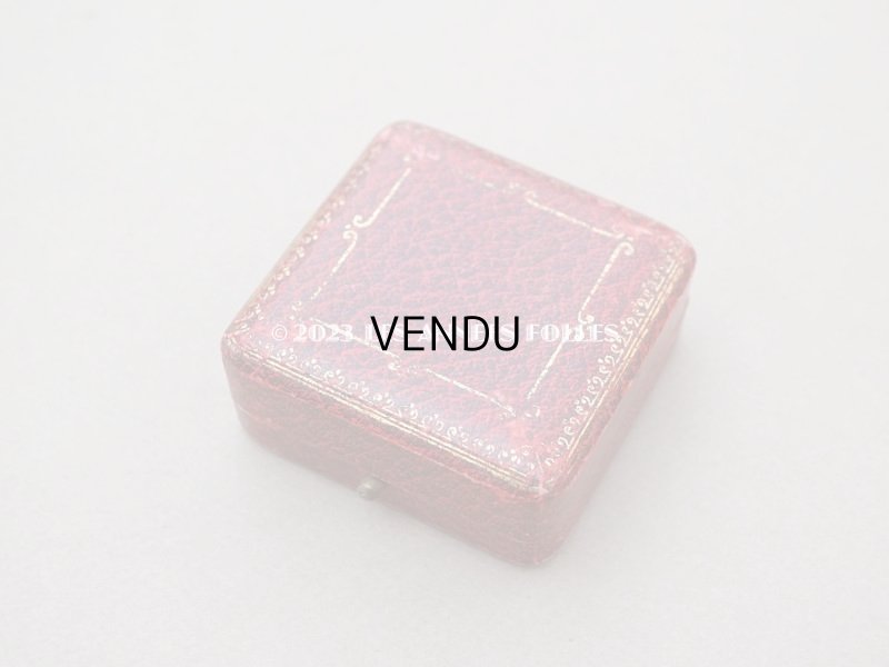 画像2: アンティーク　金彩入り　ジュエリーボックス レッド