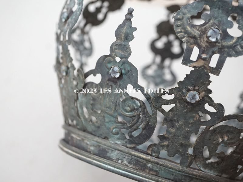 画像14: 19世紀 アンティーク 大きなマリア像の冠　王冠