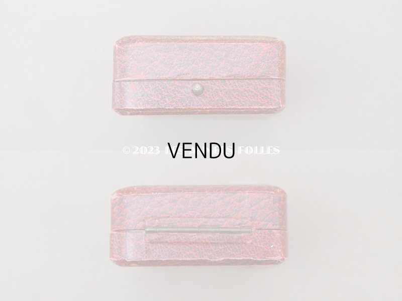 画像5: アンティーク 金彩入り ジュエリーボックス レッド