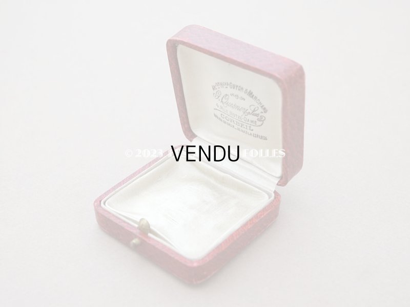 画像8: アンティーク 金彩入り ジュエリーボックス レッド