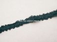 画像2: 1900年頃 アンティーク シルクオーガンジーのリボン  シルクシフォン 黒 2.6m 幅2.2〜2.5cm　 (2)