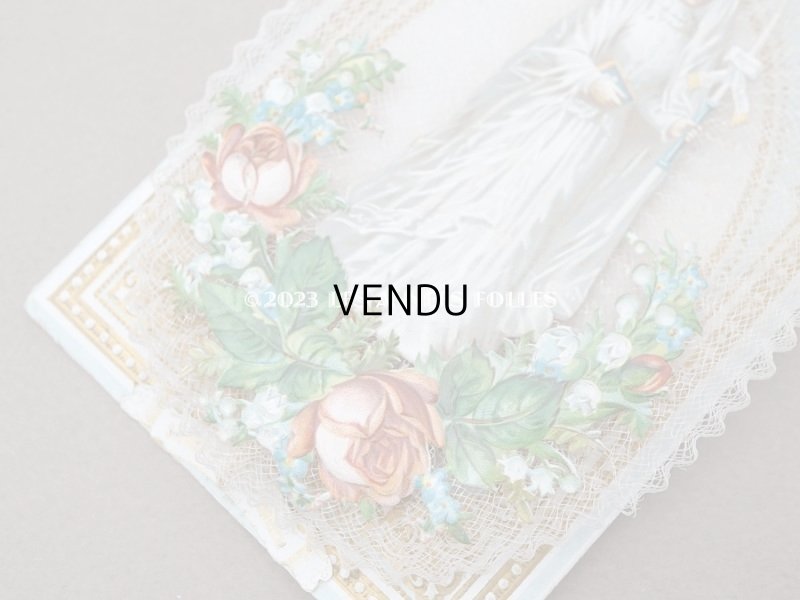 画像7: 19世紀 アンティーク  箱入り 初聖体のカニヴェ 封筒型