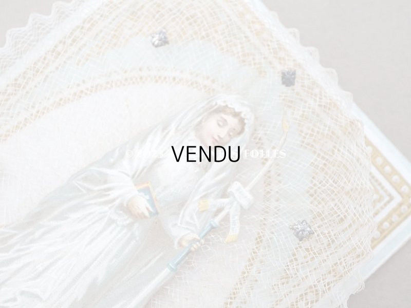 画像6: 19世紀 アンティーク  箱入り 初聖体のカニヴェ 封筒型