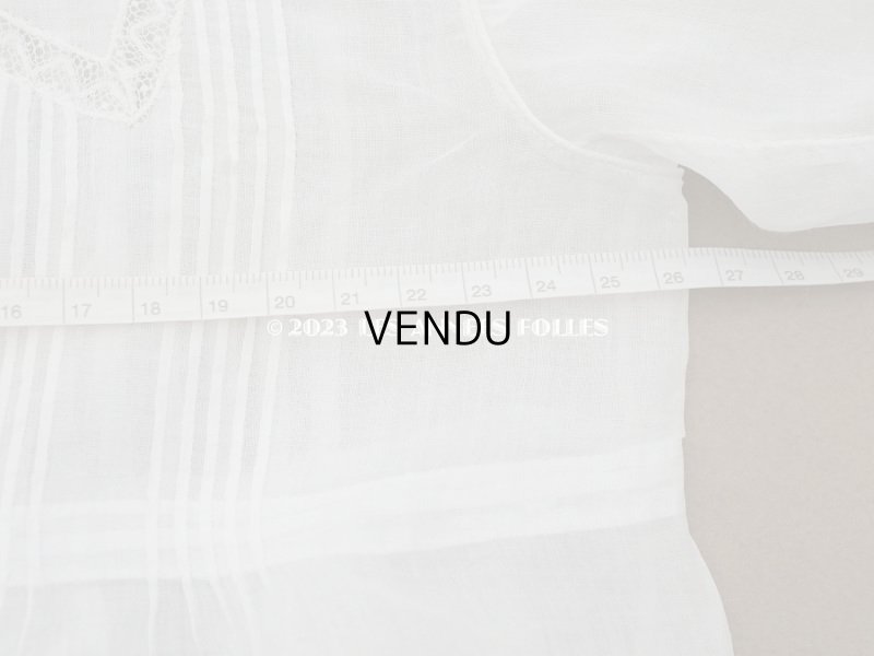 画像10: アンティーク ベビードレス ホワイトワーク&レース