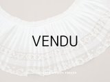1900年代 アンティーク 幅広 ドレスの裾  プリーツ入り レース付き 42cm 幅15cm　コットンオーガンジー