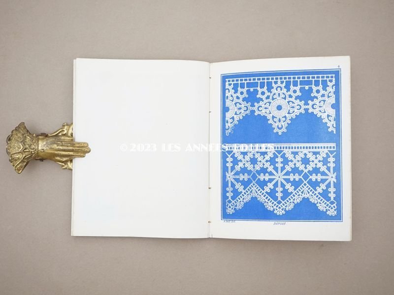 画像6: 19世紀末 アンティーク クロシェレースの図案帳 MANUELE DE DESSINS POUR CROCHET N 166 - N.ALEXANDRE&CIE -