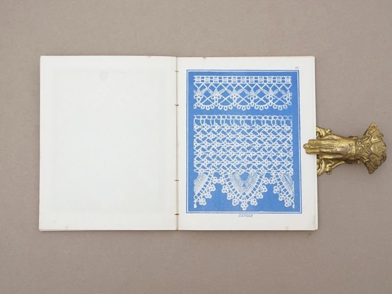 画像8: 19世紀末 アンティーク クロシェレースの図案帳 MANUELE DE DESSINS POUR CROCHET N 166 - N.ALEXANDRE&CIE -