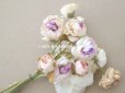 画像6: アンティーク 淡いパープル＆パウダーピンクの薔薇の布花