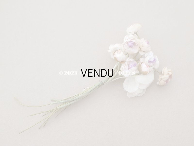 画像3: アンティーク 淡いパープル＆パウダーピンクの薔薇の布花